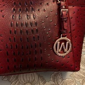 MK BELTED COLLECTION OSTRICH TOTE